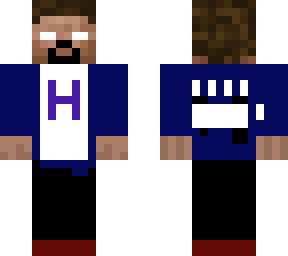 herobrine in a panda jacket