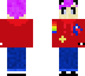 kitty purple haired micheal mell hoodie