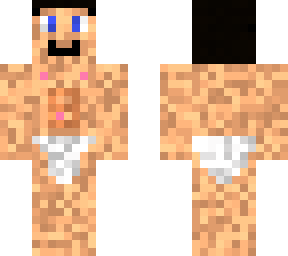 man without clothes