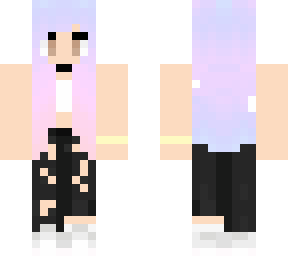 pastel hair girl