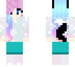 pink haired girl