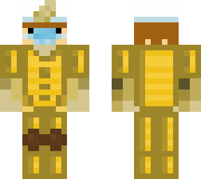 potato minion with facemask