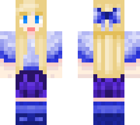 purple dress
