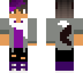 purple shirt wolf boy