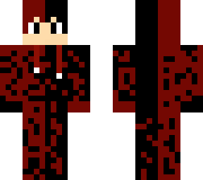 red and black
