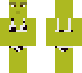 shrek cow print bikini