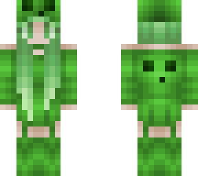 slime girl - green & slimey - slime hat