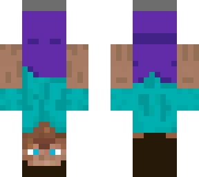 upside down steve (with blood)