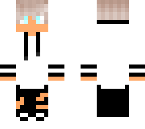 white hooded boy