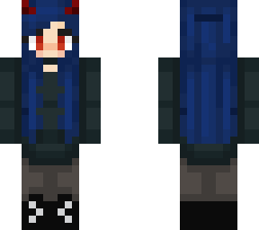 winter devil girl