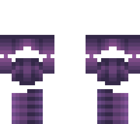 base - crested top w/ long sleeves - purple fade