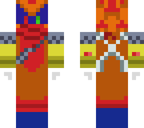 binary the hedgehog (hellfire suit) oc removable suit omg!
