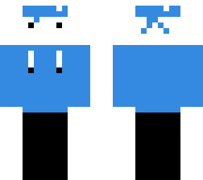 blue bandana with hoodie