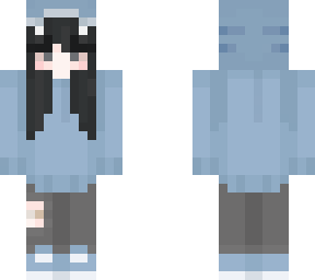 blue girl