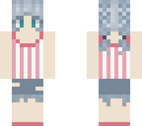 blue hair braids