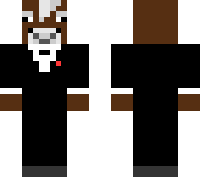 cow in tuxedo