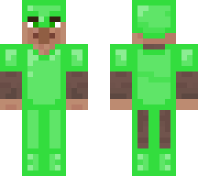 emerald armor villager