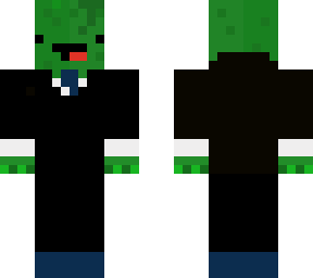 frog in a tuxedo