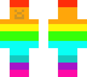 home made rainbow steve