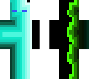 neon blue/green