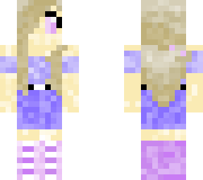 purple cute girl