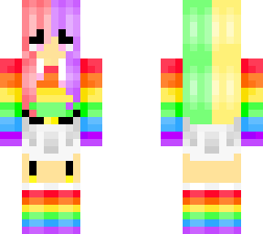 rainbow girl
