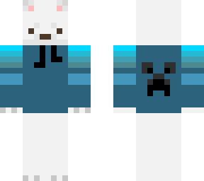 white doggo with gradient jacket v2