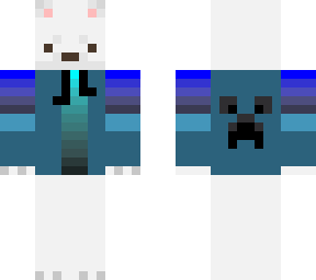 white doggo with gradient jacket v3