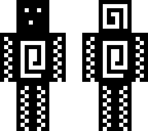 white spiral ghost