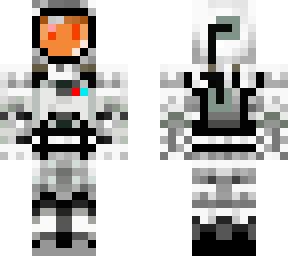 astronaut with transparent helmet!