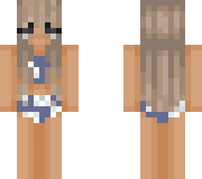 bikini (purple/white)