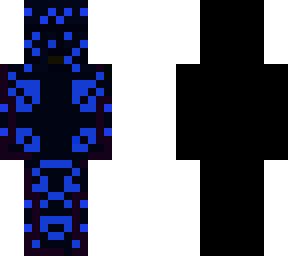 black and blue glitch