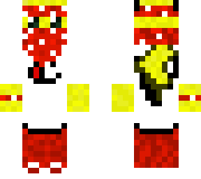blood gang pikachu w/vlone top