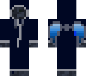 blue cloaked thing