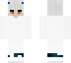 blue flame demon white