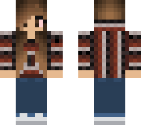 brunette girl in red drug rug