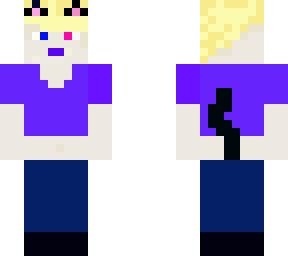 cat girl ( head shaved )