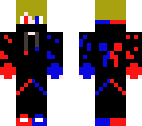 cool red and blue  boy