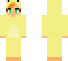 girl in duckling onesie x