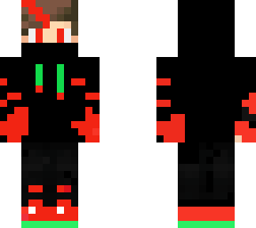 green and red ender boy