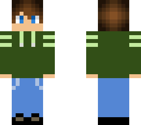 green hoodie rider