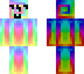 hombre multicolor