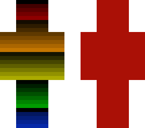 my effort on this rainbow shading