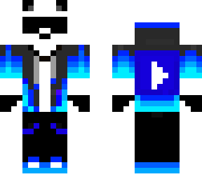 panda azul