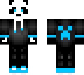 panda with hoody