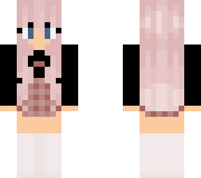 pink hair summer girl