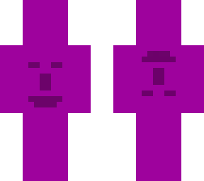 pruple belly man