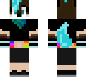 zakodiakblue furry pride tiktok skin created by floofi
