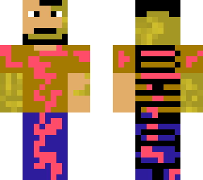 bi*** lizardman, pink accent