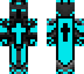 black and blue knight